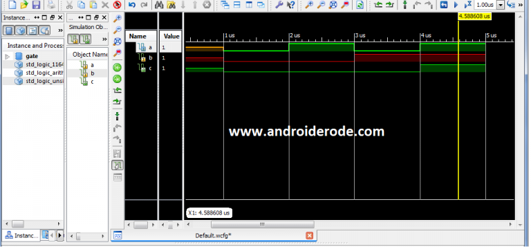 AND Gate Simulation in Xilinx using VHDL Code